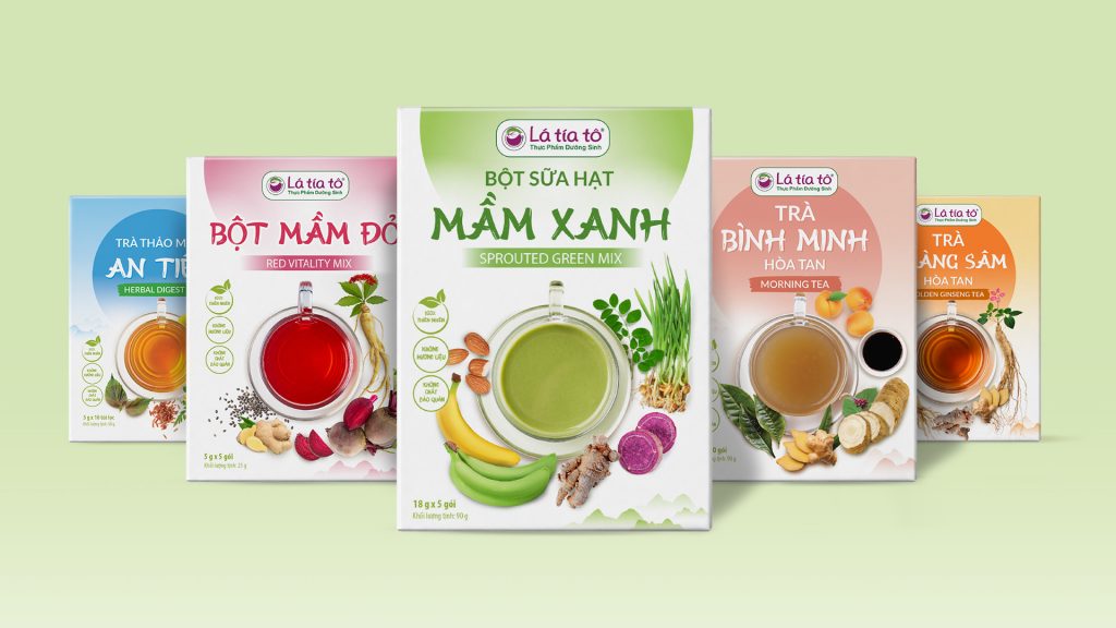 Thiết kế bao bì trà thảo mộc