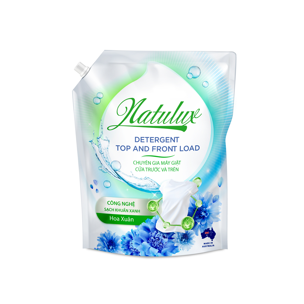Thiết kế bao bì nước giặt Natulux - Australia