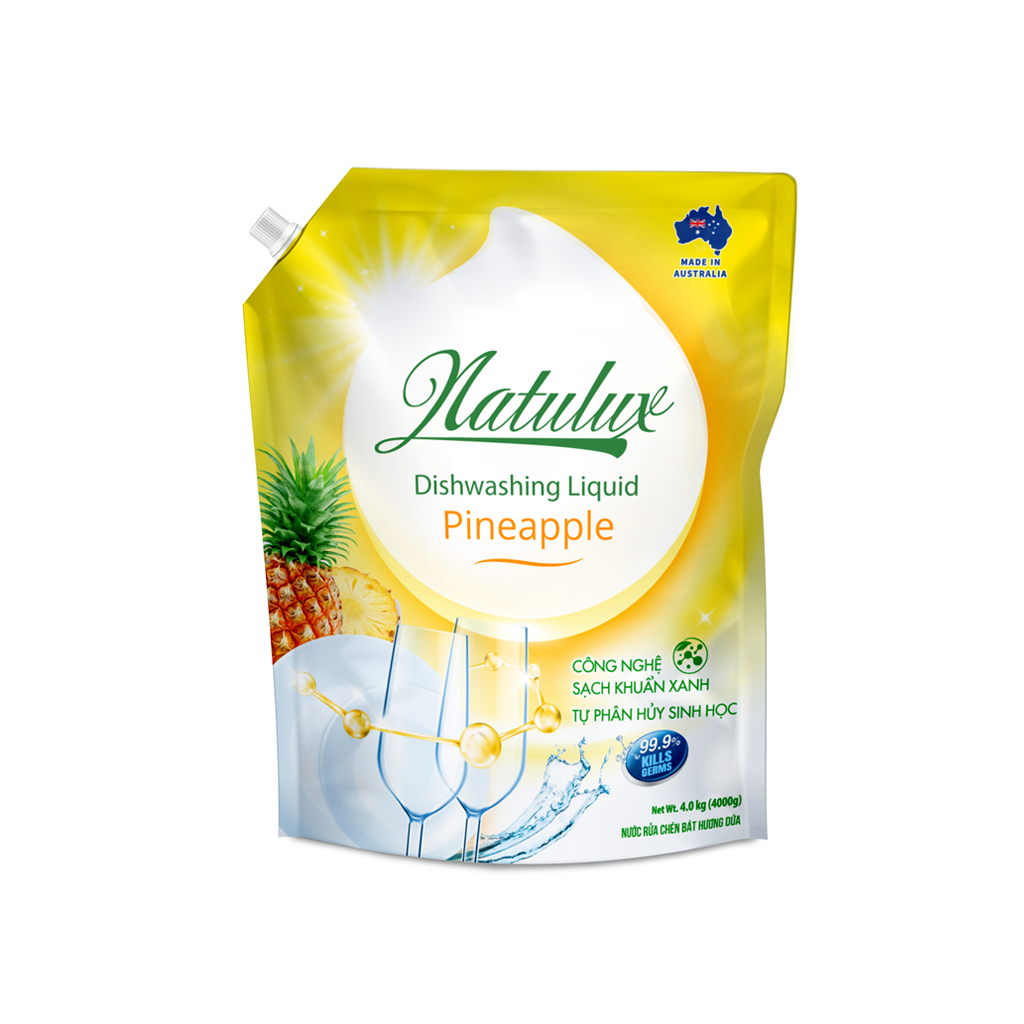 Thiết kế bao bì nước rửa chén Natulux - Australia